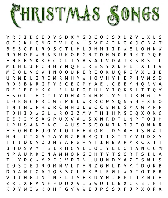 36 Printable Christmas Word Search Puzzles Kitty Baby Love