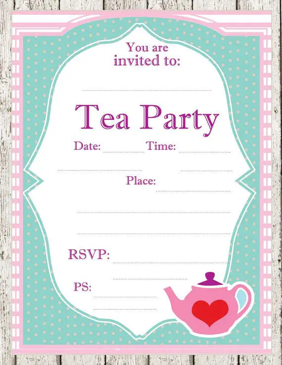 12 Cool Mad Hatter Tea Party Invitations Kitty Baby Love