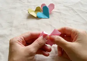 Origami Heart Tutorial 09