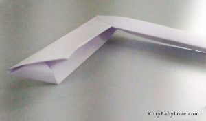 Origami Boomerang Step 10