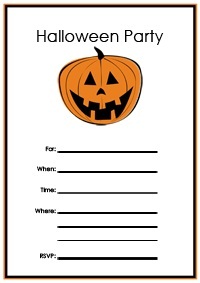 Free Halloween Invitation Templates Printable