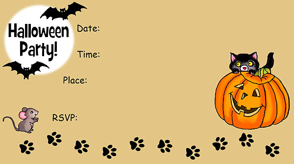 Free Printable Halloween Party Invitations 7