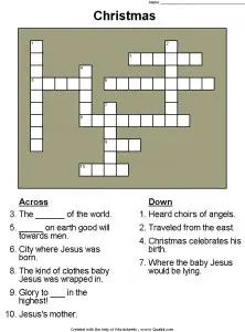 A Christmas Carol Crossword Puzzle