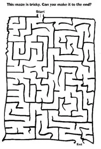 Fun Printable Maze Games for Toddlers