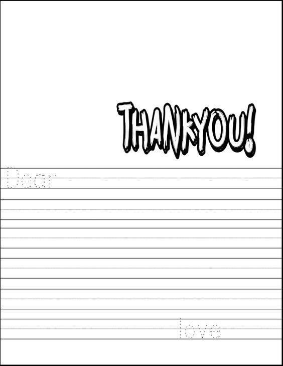 34 Printable Thank You Cards for All Purposes KittyBabyLove com