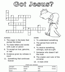 Book of the Bible Crossword