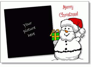 Free Printable Photo Christmas Cards and Templates