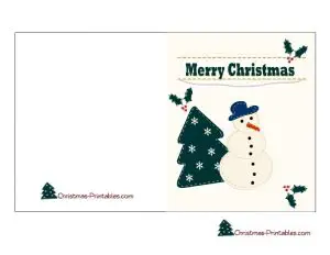 Printable Christmas Cards Free