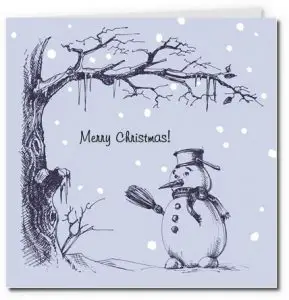 Printable Christmas Greeting Cards