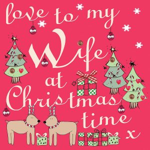 Small Printable Christmas Cards for Wife