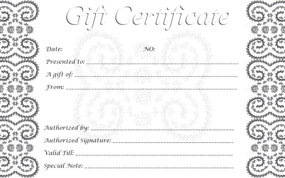 Free Gift Certificates PrintableKitty Baby Love