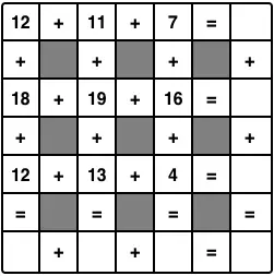 Free Math Crossword Puzzles