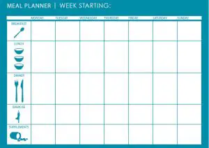 Healthy Monthly Meal Planner