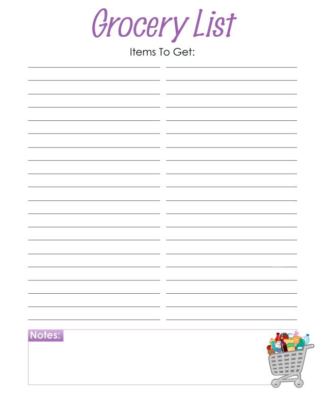 40-printable-grocery-list-templates-shopping-list-regarding-blank