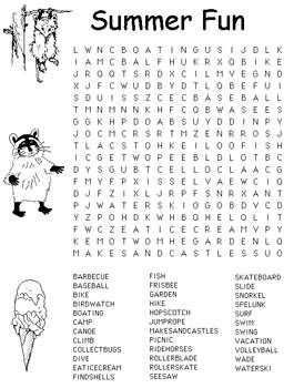 13 cool printable summer word searches kitty baby love