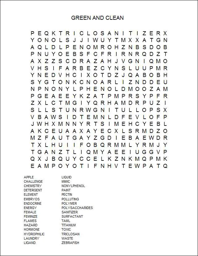 21 Knowledgeable Science Word Search Kitty Baby Love