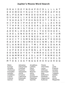 Free Printable Science Word Searches
