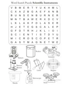 Free Science Word Search