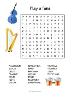 Musical Word Search