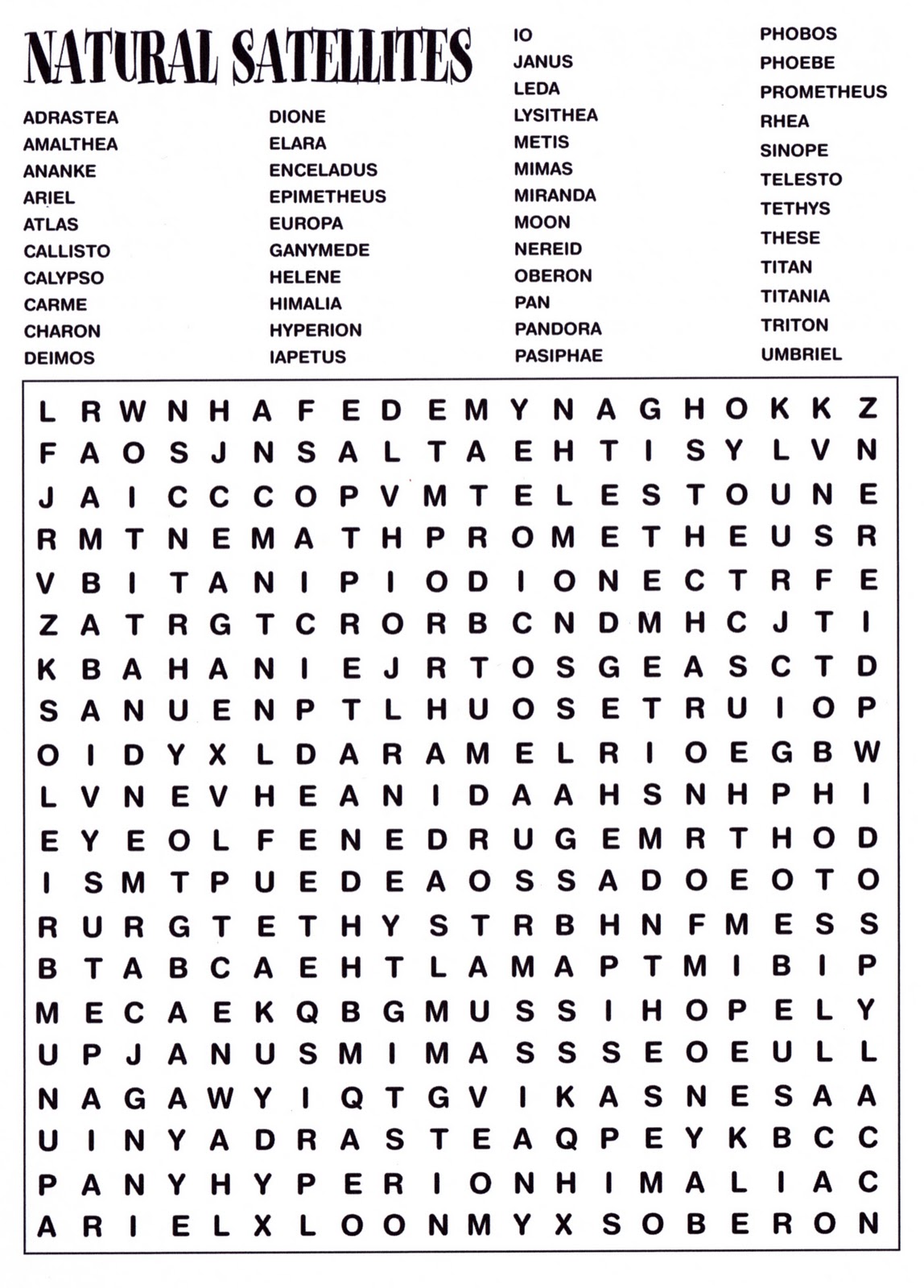 21 Knowledgeable Science Word Search - Kitty Baby Love