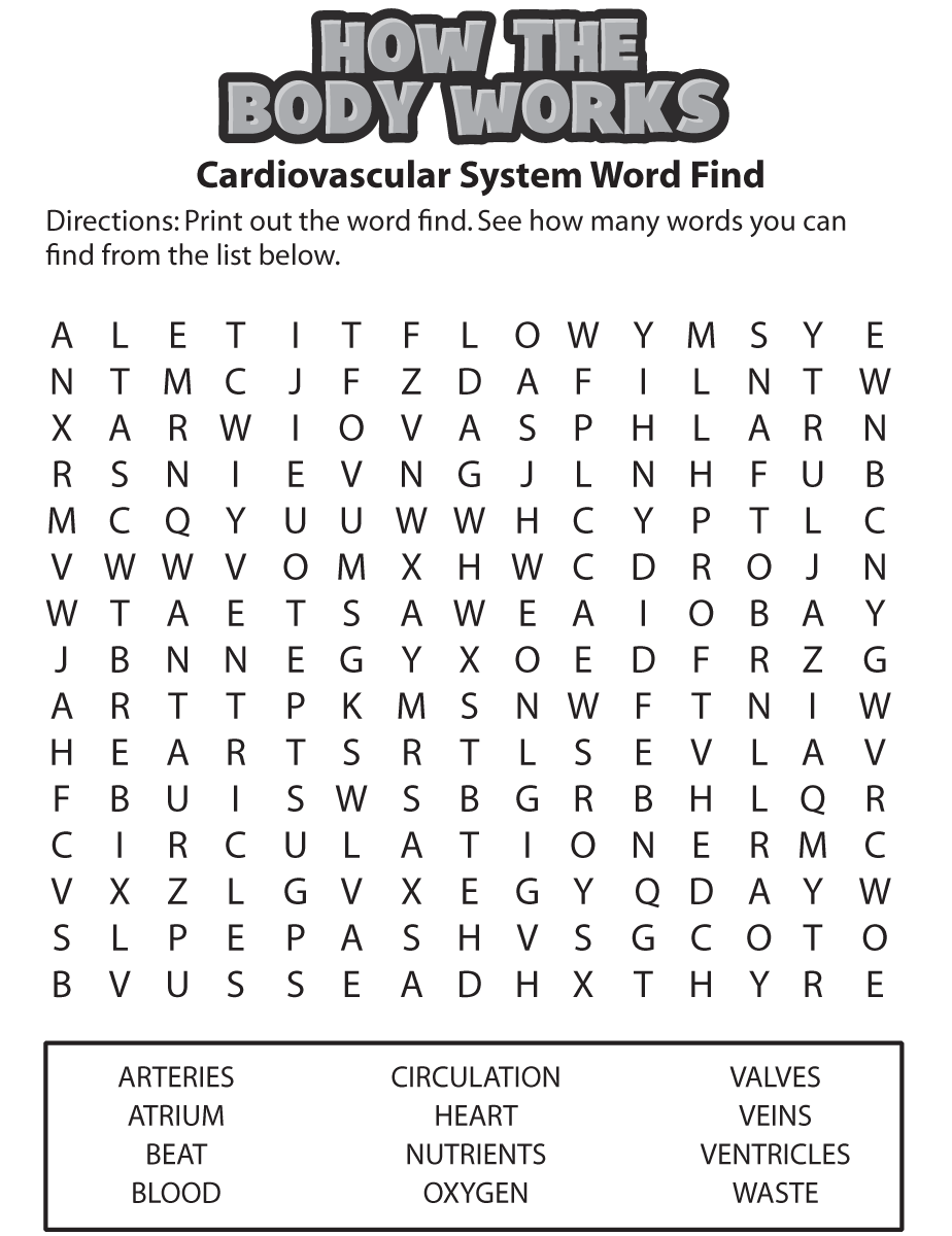 21 Knowledgeable Science Word Search Kitty Baby Love