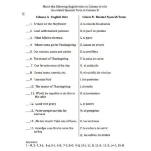 Thanksgiving Trivia Questions and Answers Printables