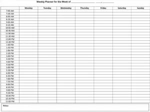 Daily Planner Template