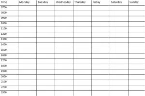 Daily Study Planner Template