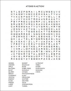 Element Word Search Key