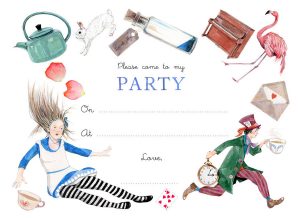 Mad Hatters Tea Party Invitation Ideas