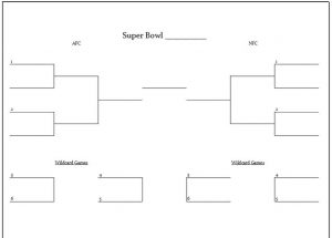 Printable NFL Playoff Bracket