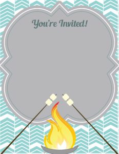 Bonfire Party Invitation Wording