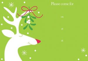 Christmas Pool Party Invitations