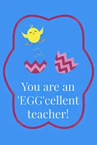 Easter Gift Tags for Teachers