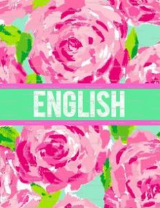 English Binder Cover Ideas