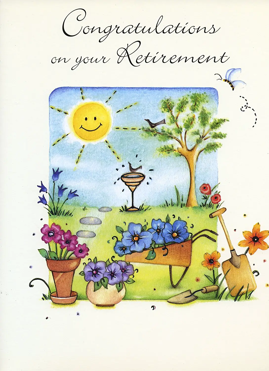 12 Beautiful Printable Retirement Cards - Kitty Baby Love