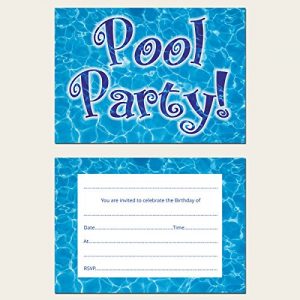 Pool Party Invitations UK