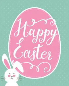 Printable Happy Easter Gift Tags