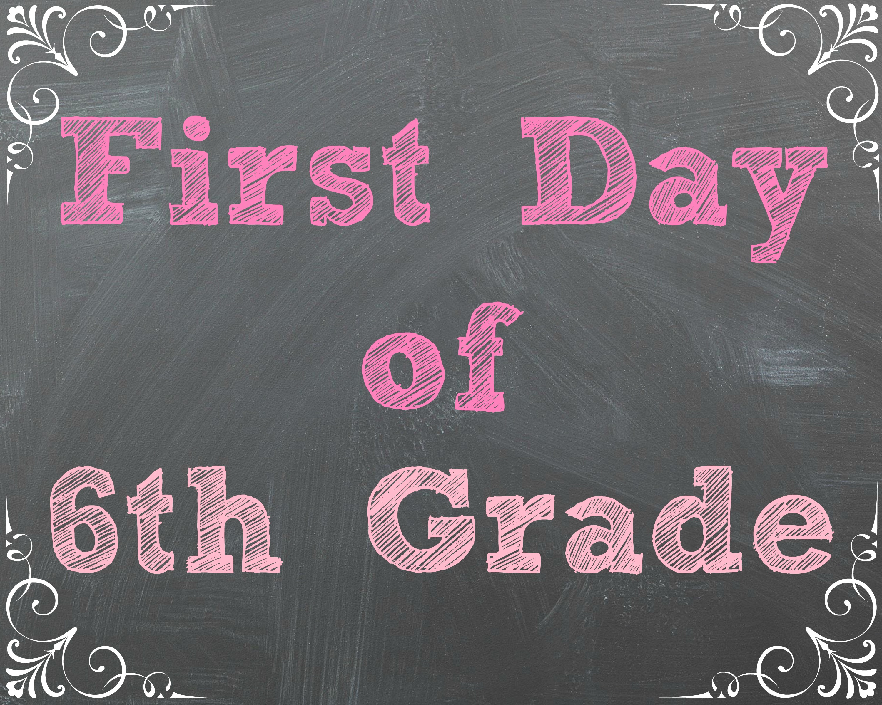 First Day Of School Sign