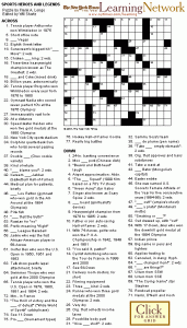 Extreme Sports Crossword Puzzles