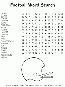 Football Crossword Games