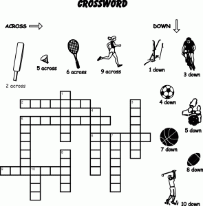 Sports Crossword Puzzles Easy
