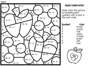 Color by Number Division Problems