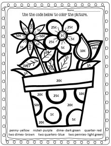 Division Color By Number Spring