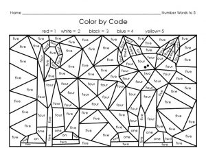 Long Division Color by Number