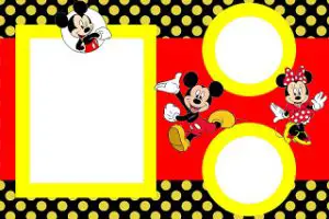 Minnie Mouse Birthday Invitations Templates