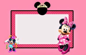 Personalized Minnie Mouse Birthday Invitations