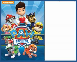 Paw Patrol Birthday Party Invitations