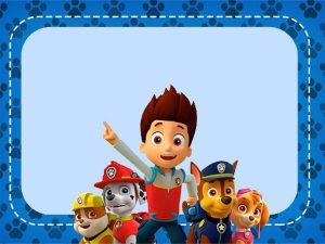 Paw Patrol Birthday Party Invitations Free