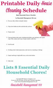 Detail House Cleaning Checklist